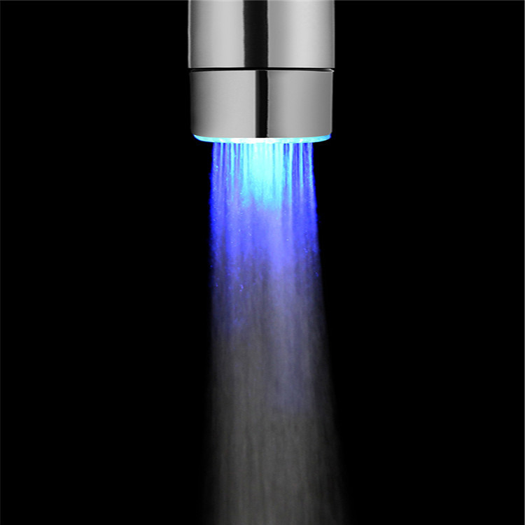 Factory wholesale water temperature controlled led faucet with changing color