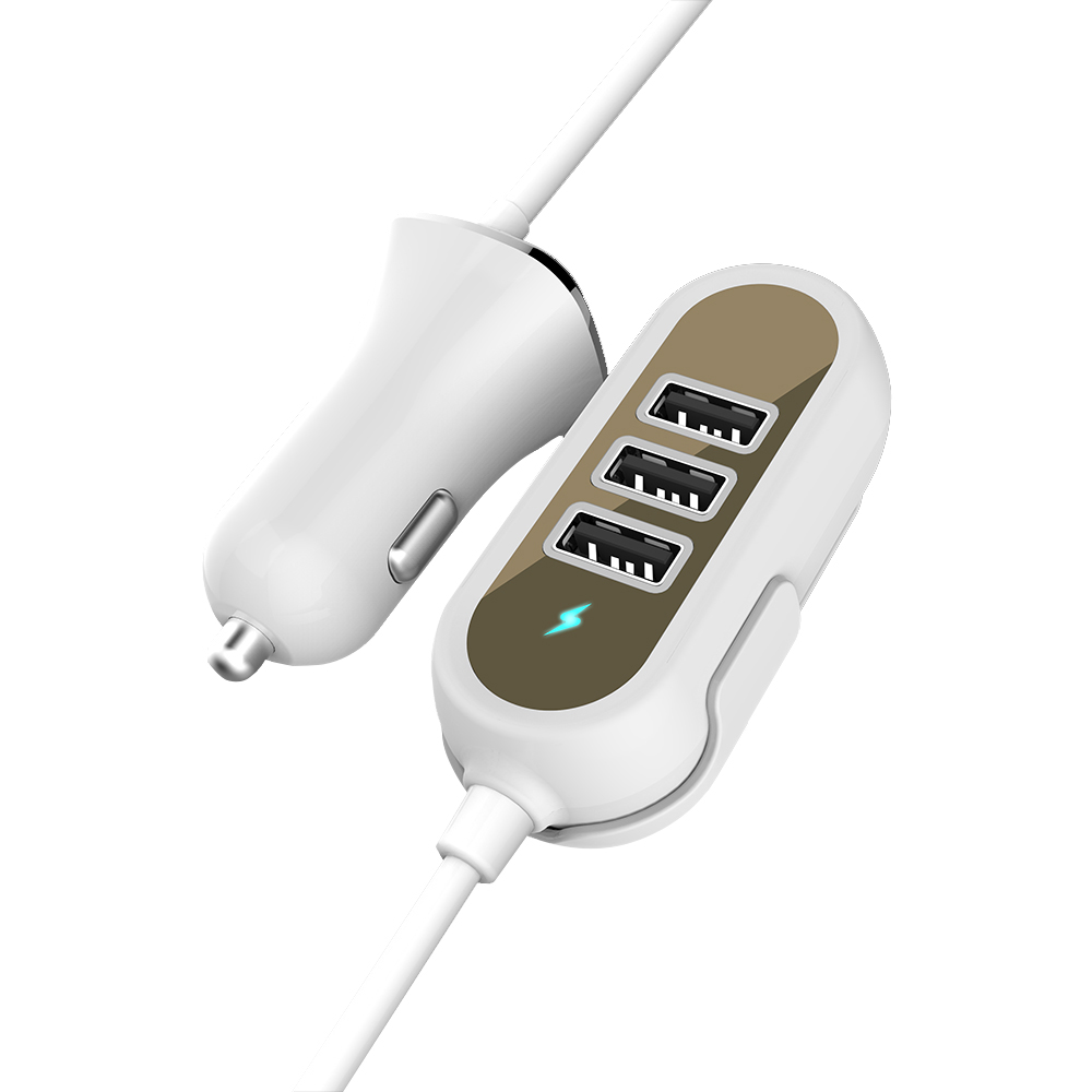 USB Car Charger 12/24V 4 USB/3USB + Type-C
