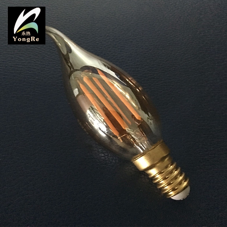 Serviceable Clear Frosted Amber Vintage C35 Filament Bulbs E12 E14 220V Led