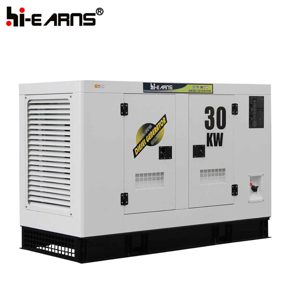 30KW silent water cooled four cylinder diesel generator price