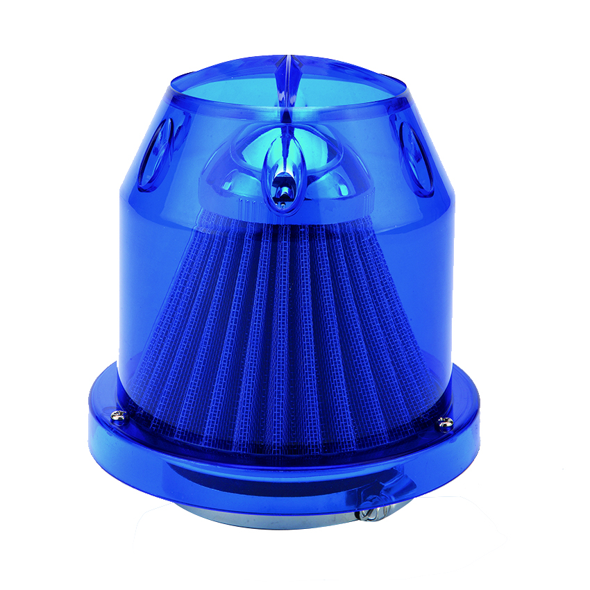 High Quality Blue Car Air Filter 76mm Universal Size