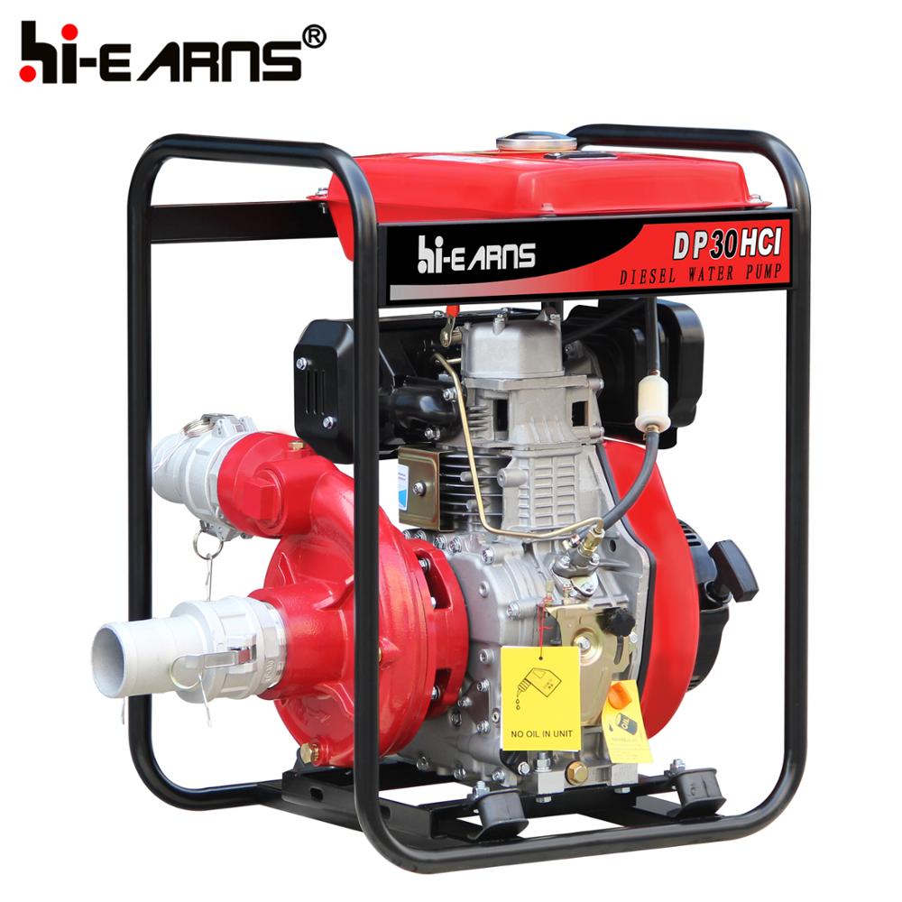 3 inch high pressure cast iron recoil start diesel engine 10hp water pump