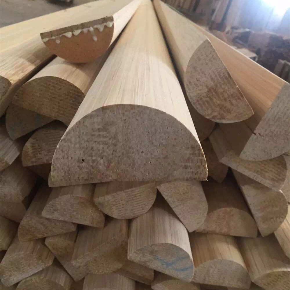 Half round wood mouldings