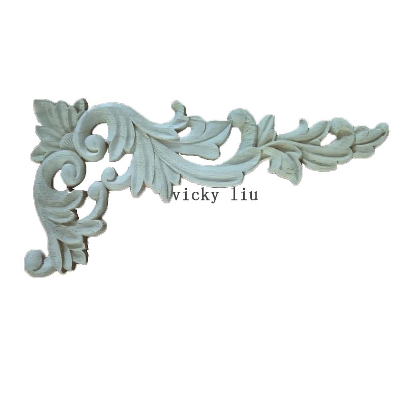 European style furniture corner decorated with wood decals