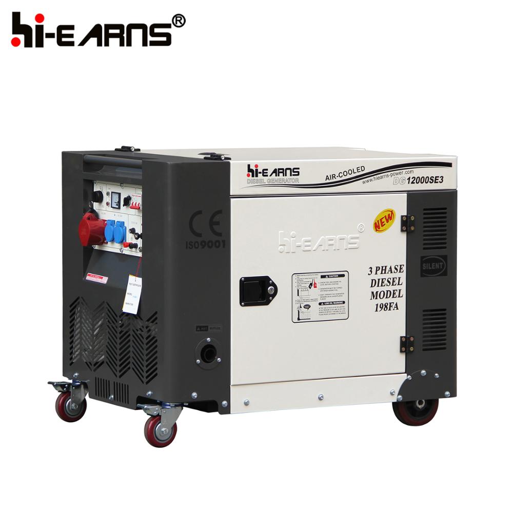 super silent portable diesel generator 7.5 kva