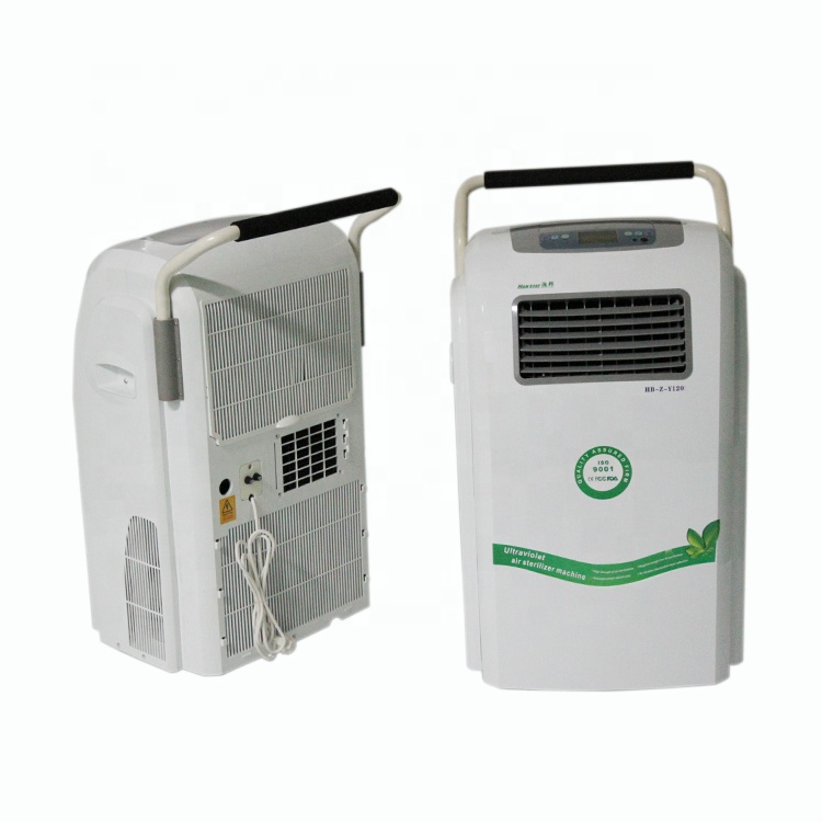 Personal air purifier with remote control and liquid crystal display screen