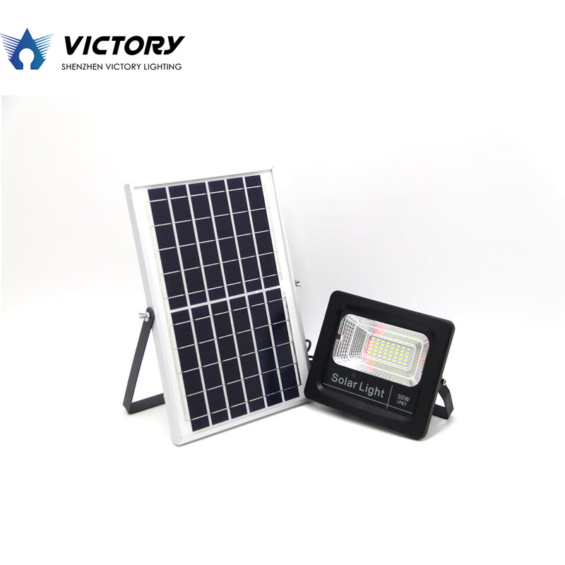 Aluminum alloy waterproof IP67 30W 60W 100W 200W solar led flood light 3000K-6500K energy saving with 3 years warranty
