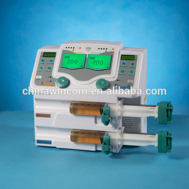 Hospital Use Double Channel Syringe Pump for Medical BYZ-810TU