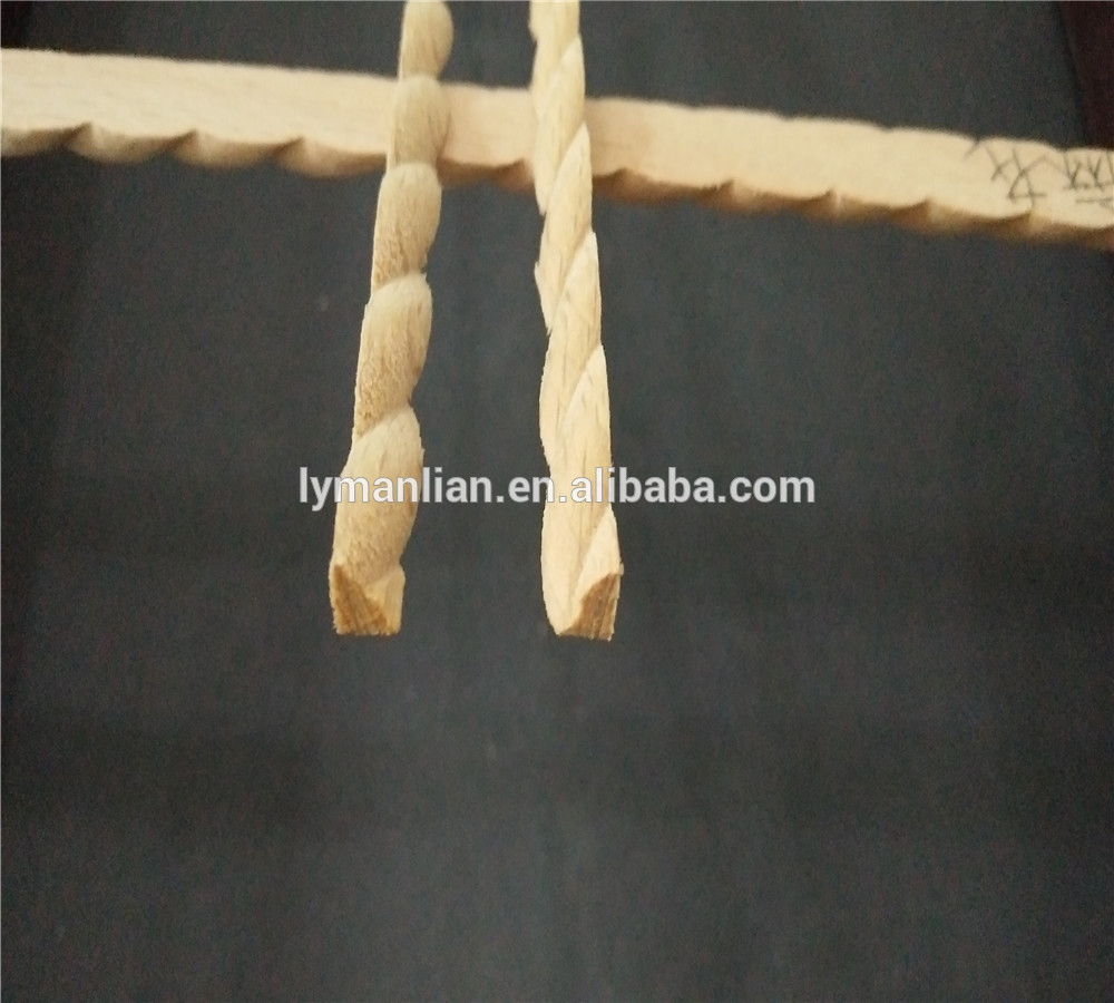 Rope quarter rounds moulding in beech moulding manufacturers in chennai 1/4 round wood moulding