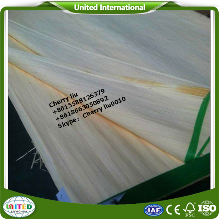 Engineered Recon White Poplar Wood Veneer For Plywood