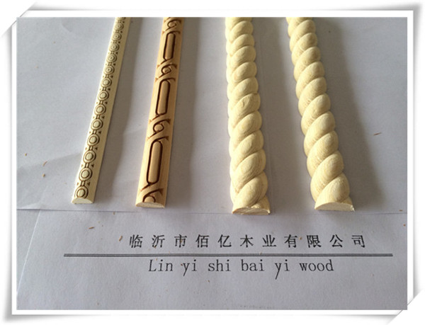 1/4 round wood moulding poplar wood frame molding
