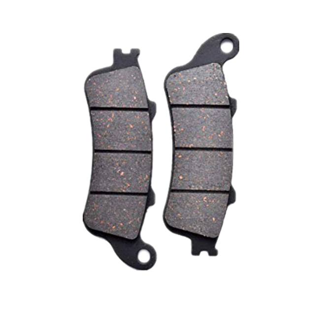 Hot sale semi metallic ceramic motorcycle brake pad