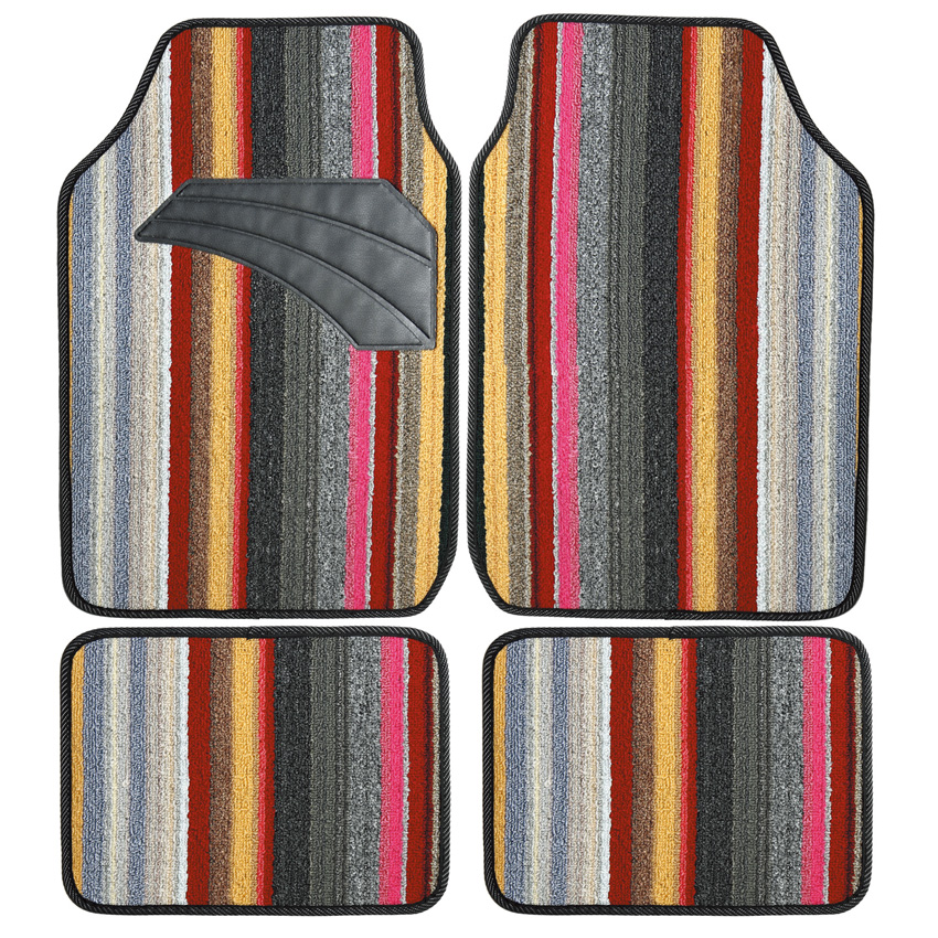 Colored new design pvc car floor mat