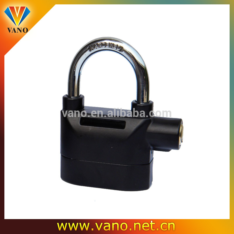 Security Brake Disc Safety Wheel Lock& Remote motorcycle alarm padlock