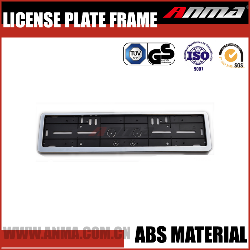 european license plate frame holder