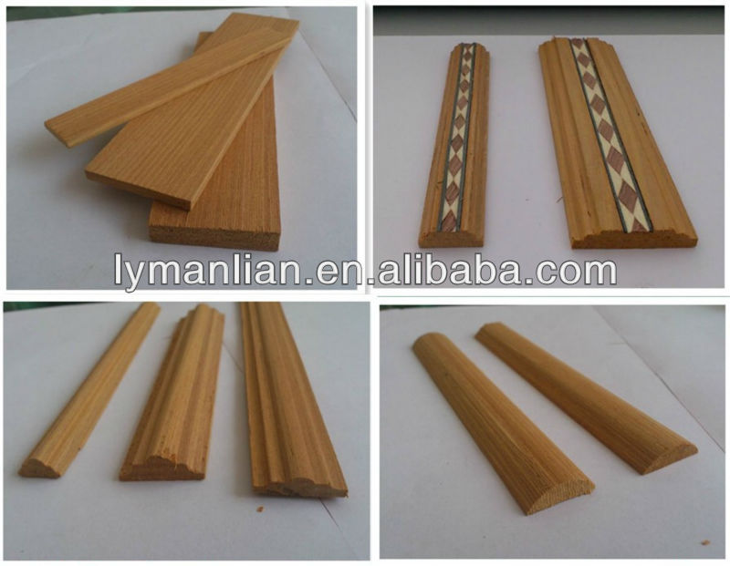 25mm*6mm plain recon teak wooden beeding