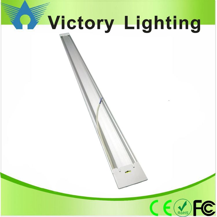 LED Batten Low Profile Wide Tube Wall and Ceiling Light 4ft 40w