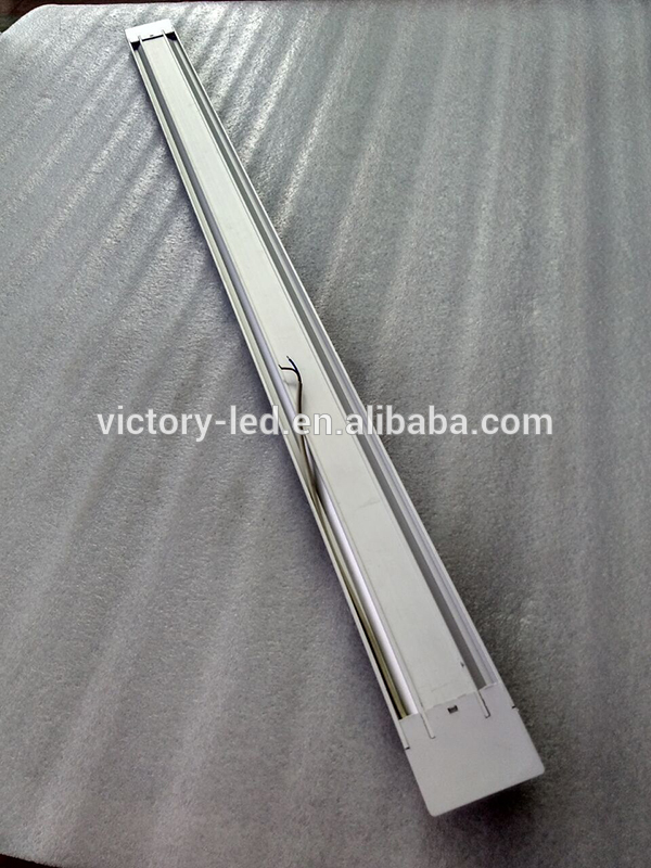 Super bright 40w flat led batten light 4 feet led tube light fixture with sensor