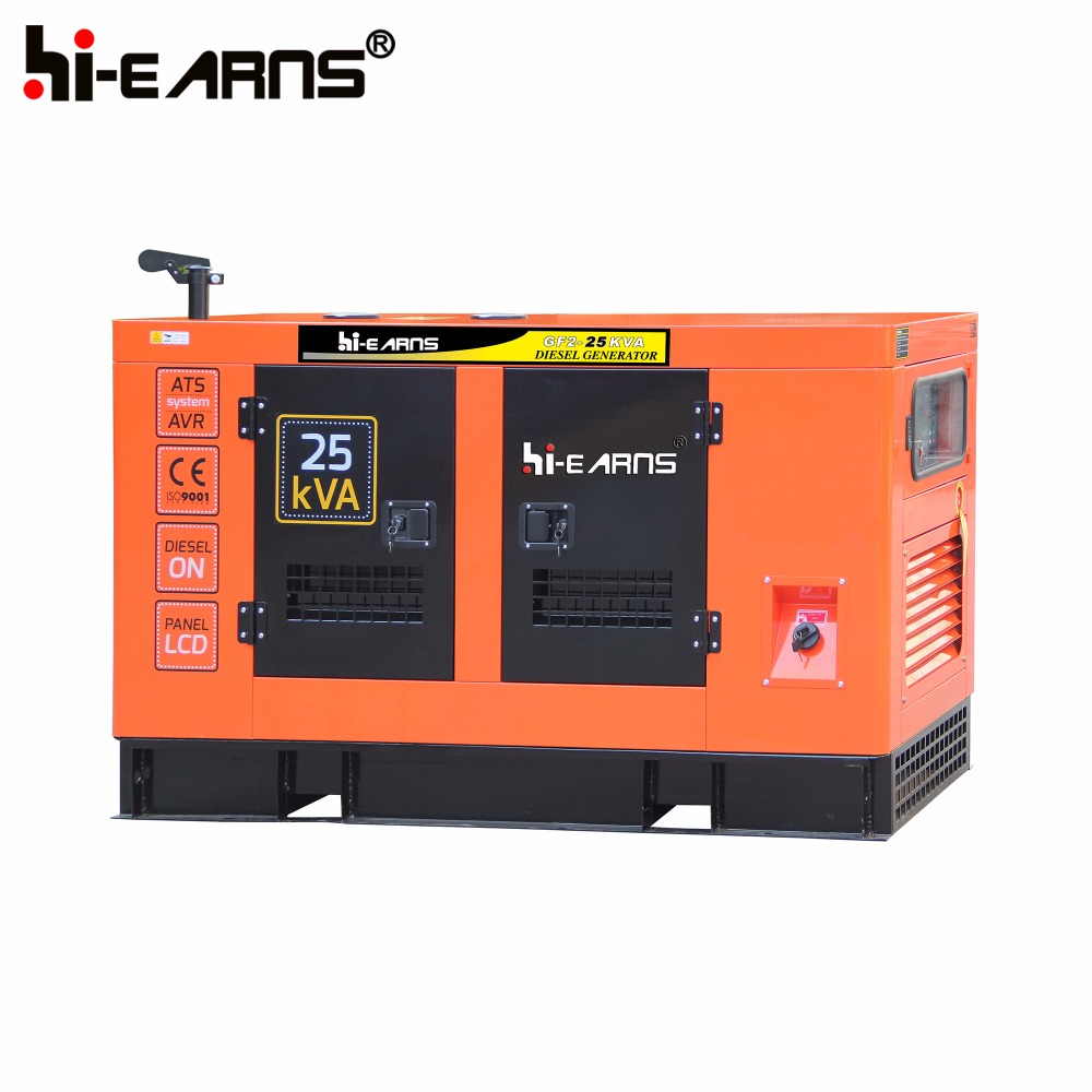 Water-cooled four cylinder 25 kva diesel generator price