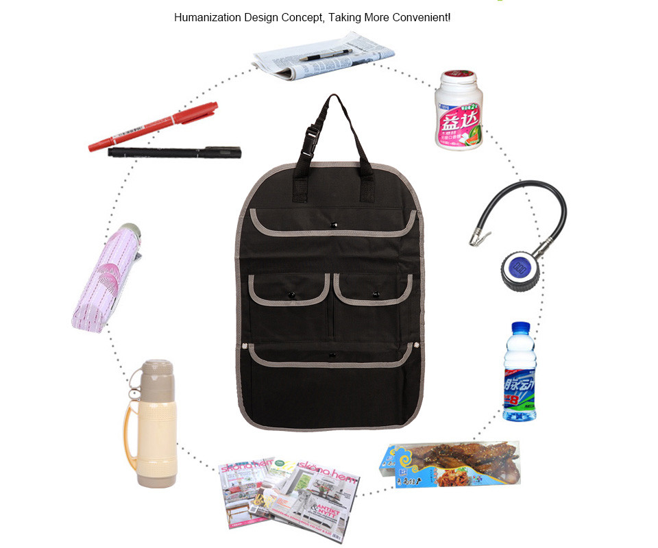 66*40cm Car Back Seat Organizer