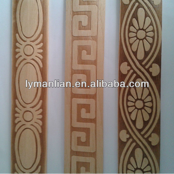 Embossed wood moulding