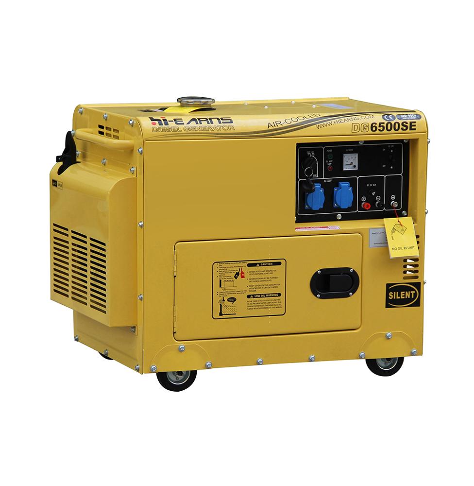 5KW 5KVA single Phase Small Silent Electric Power Portable Diesel Generator