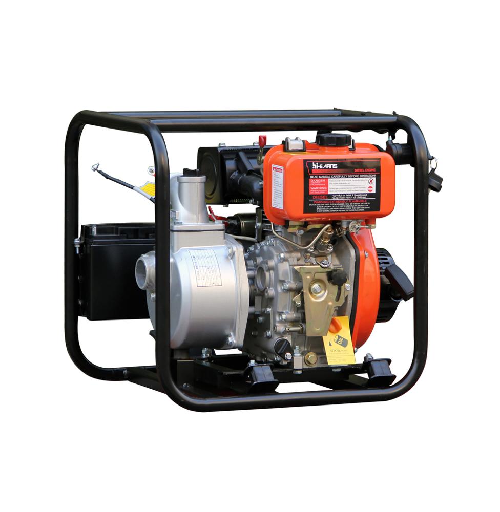 Portable air-cooled diesel engine 2 inch water pump