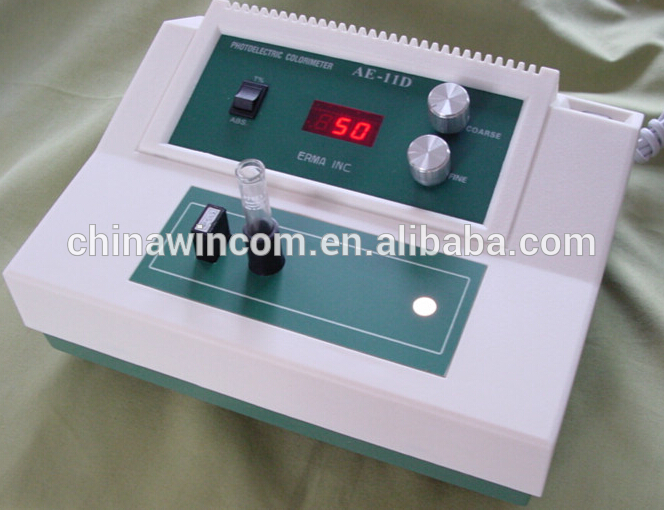 China factory price table top digital photoelectric colorimeter 420-660nm wavelength