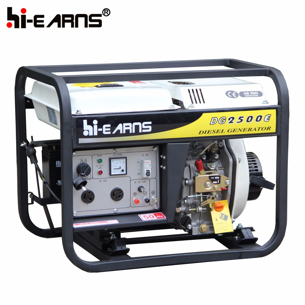 1.8KW quick coupling single phase diesel welded generator set