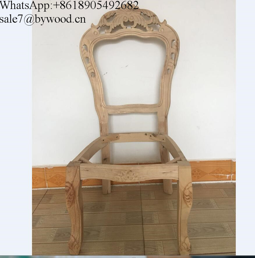 Home Furniture  cheap chair frames antique carved wooden chair frame Unfinished Raw Chair Frames