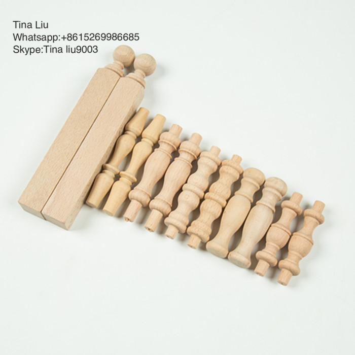 decorative wood carved chair spindles and finials