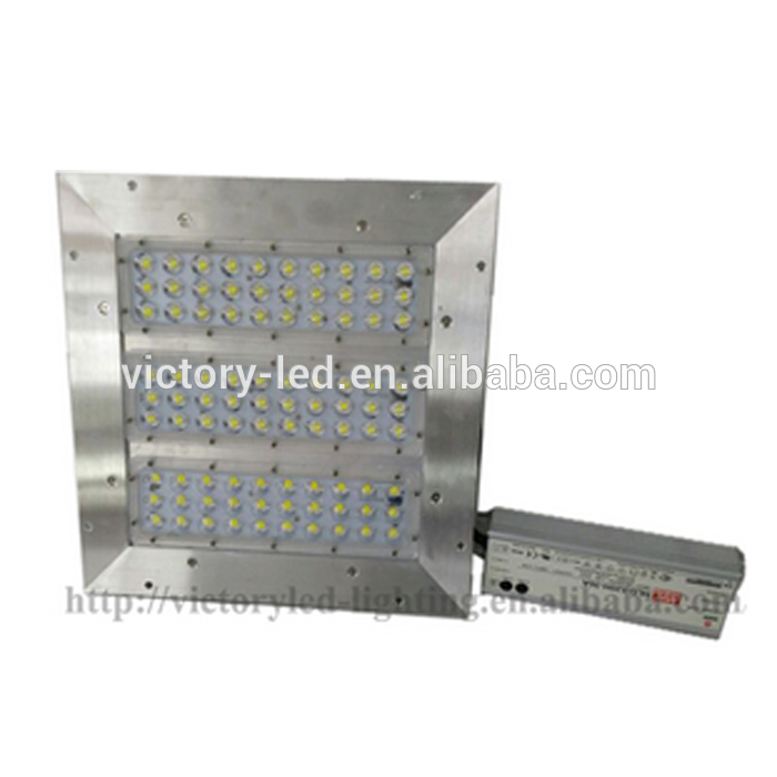 china supplier CUL DLC certificated 150w ip65 outdoor gas station led canopy light for 3 years