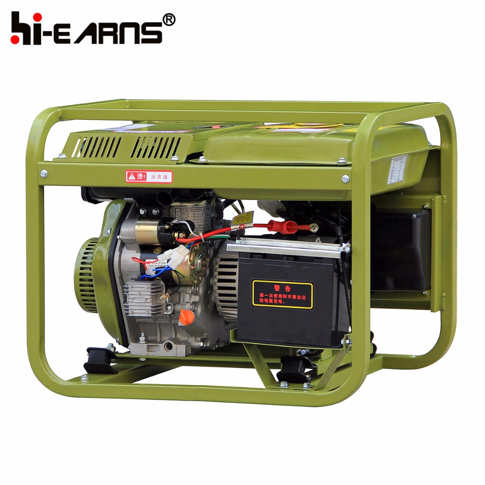 2kw electric motor diesel generator DG2500E price