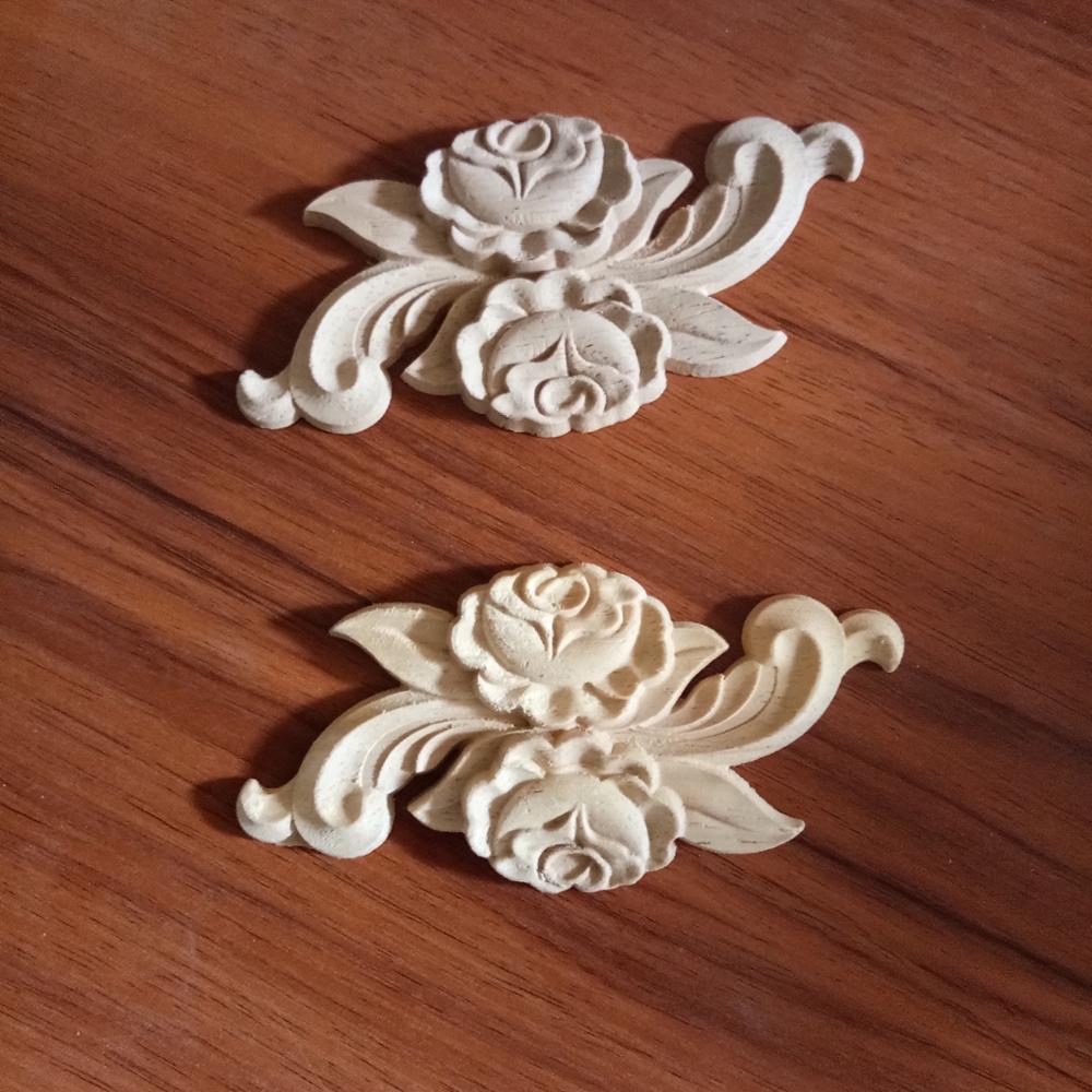 Decorative European exquisite carved pieces of solid wood furniture flowers manufacturer