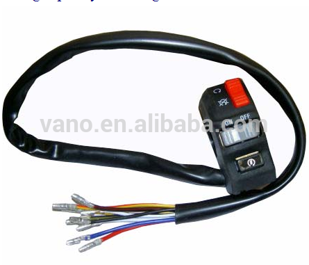 2015 hot sales multipurpose waterproof motorcycle handlebar switch