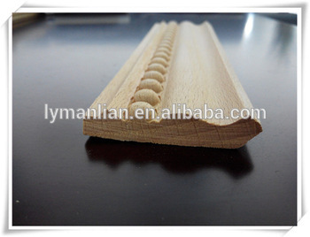 moulding trim strip line furniture use beech wood moulding