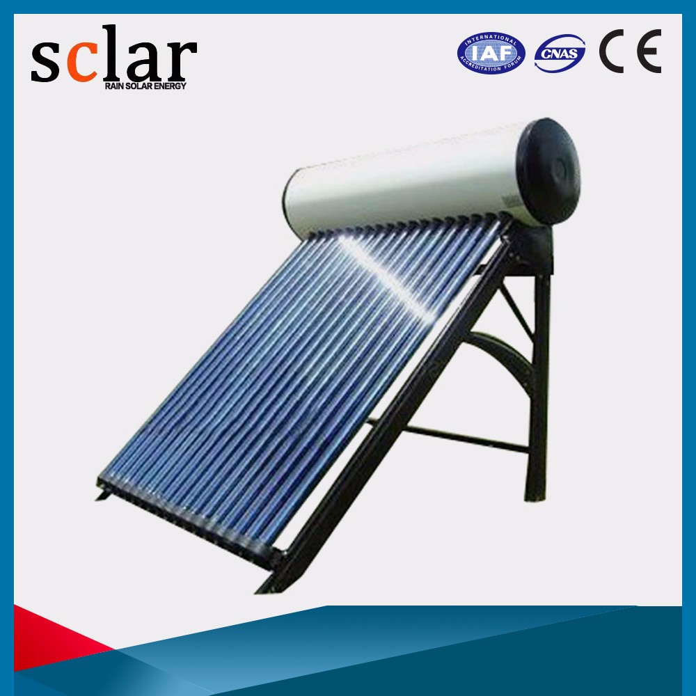 Calentador solar evacuated tube solar water heater system solar geyser with tank