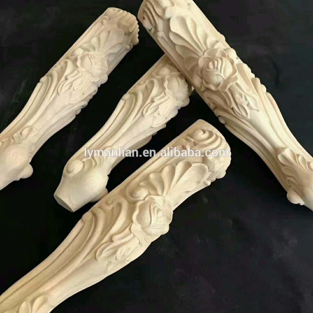 Furniture Parts European Style Wooden Table Legs