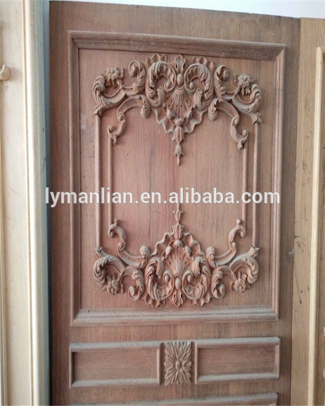 Real wood applique and onlays decorative moulding for exterior