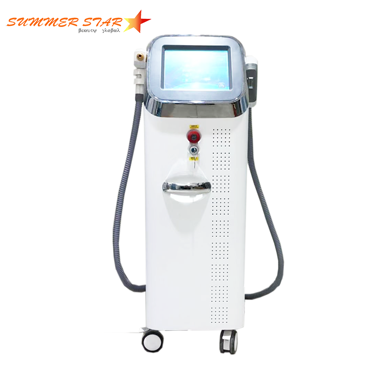 2019 Super OPT SHR E-light+nd yag laser skin rejuvenation for fast hair removal