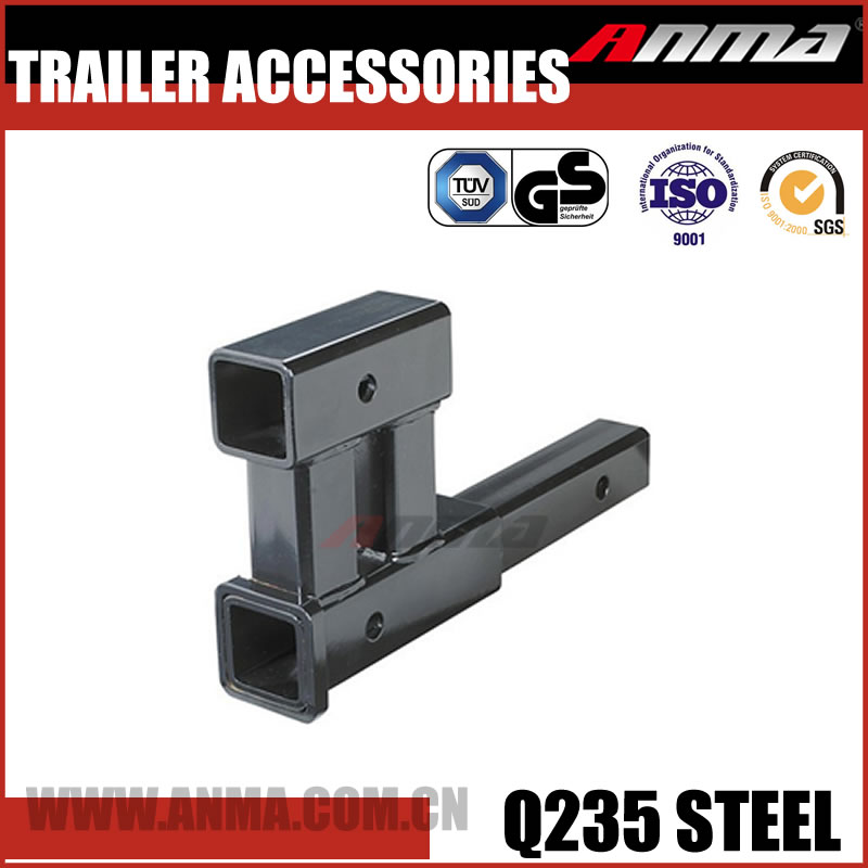 Trailer Hitch Receiver Extension Adapter Dual Hitch Connector Extension