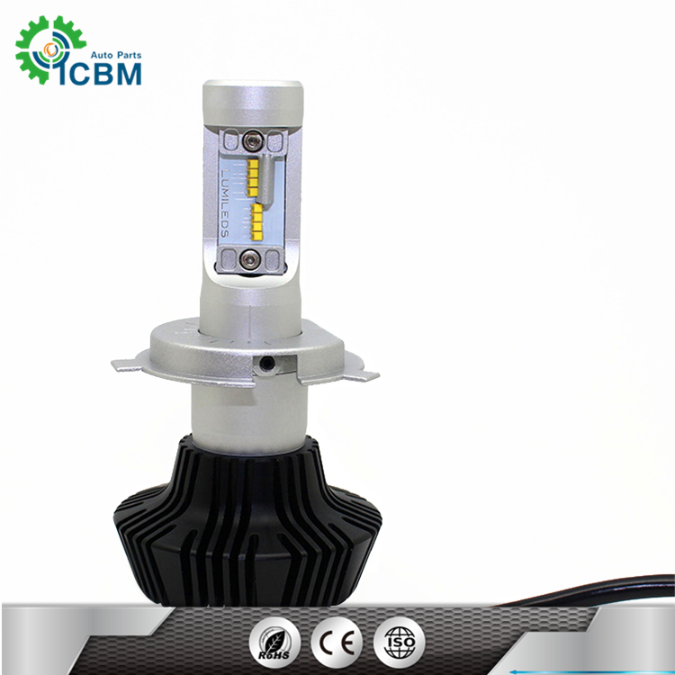 Super bright car lamp led H4 bulb 4000lm car led headlight H4