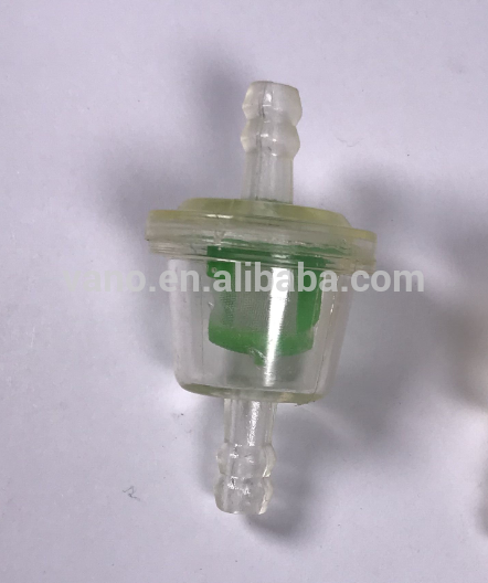 Universal colorful 6mm  plastic motorcycle fuel filter