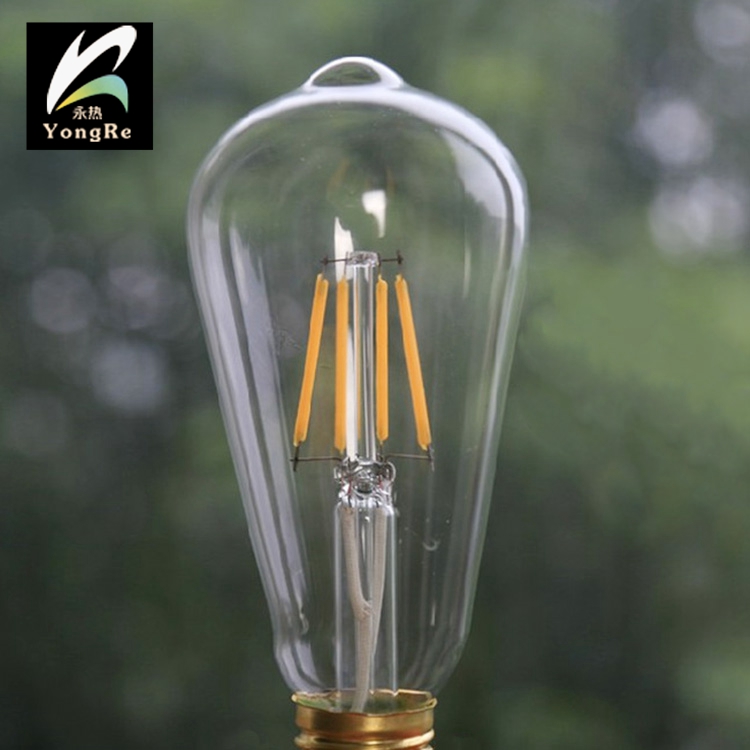 Hot sales smart bulb light E27 ST64/st54 candle 4w/6w/8w CE/ROHS/ERP
