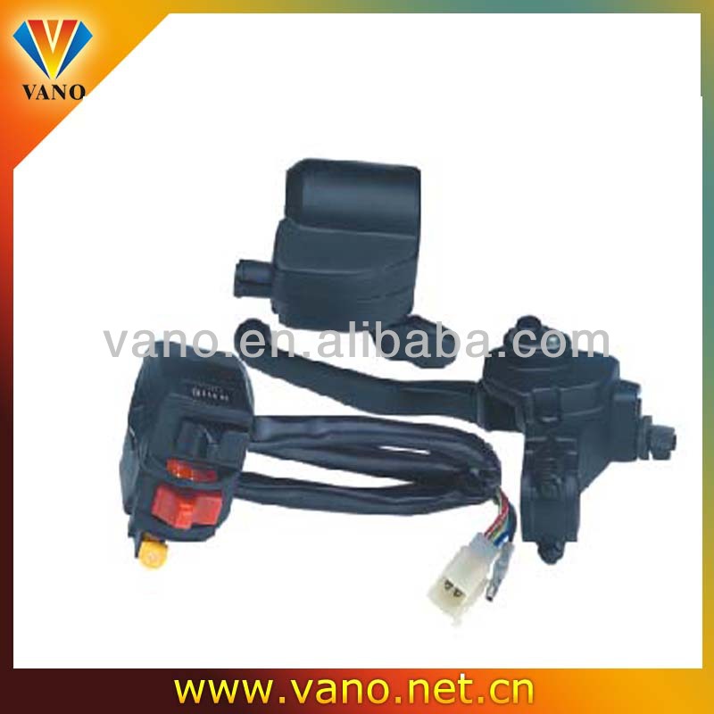 Dirt Pit Bike Scooter Moped 8mm Mirror Hole Front Electric Brake lever switch