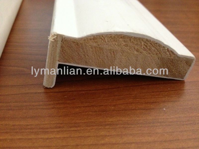 Primed Casing Wood Trim wooden bullnose skirting boards