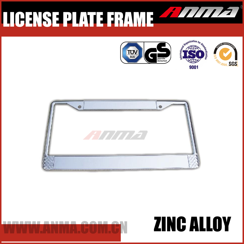 American motorcycle license plate frame