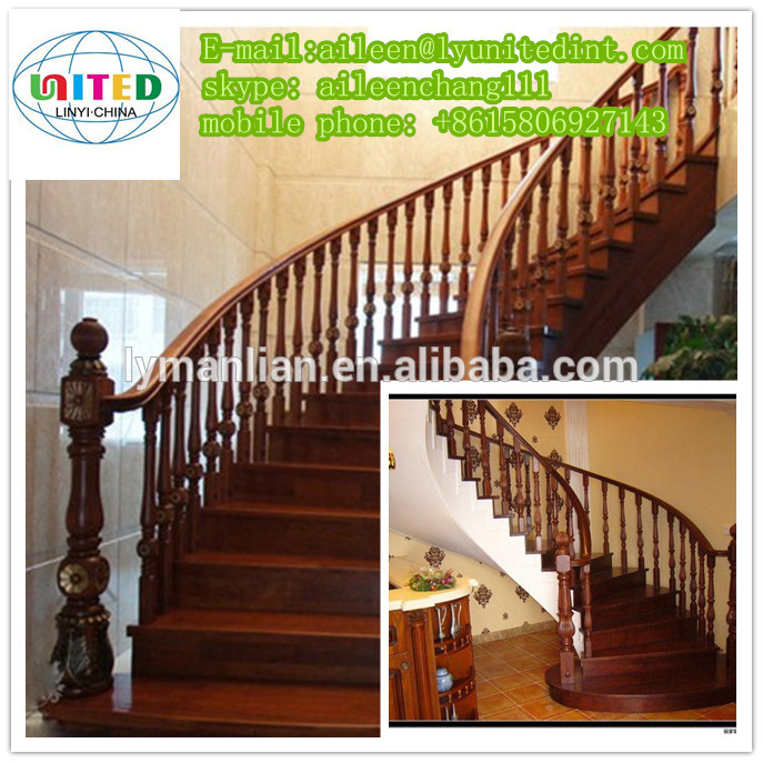 wooden carved staircase railings