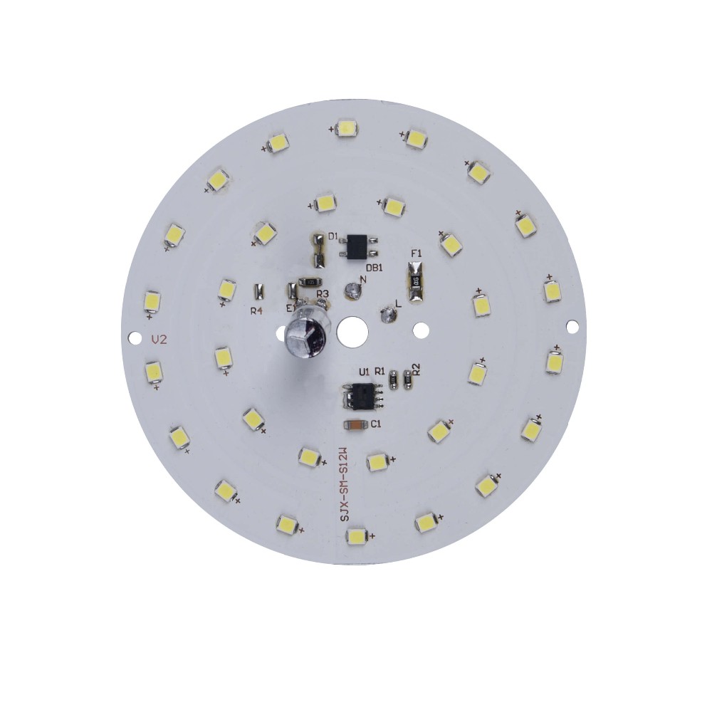 7pcs 5730 white 5w 220v 7w round 20w led pcb plate with driver