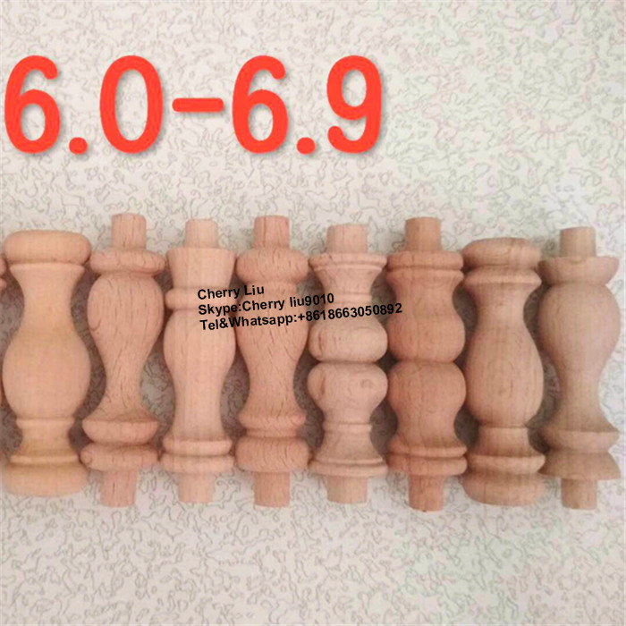 Decorative Solid Wood Carved Finials